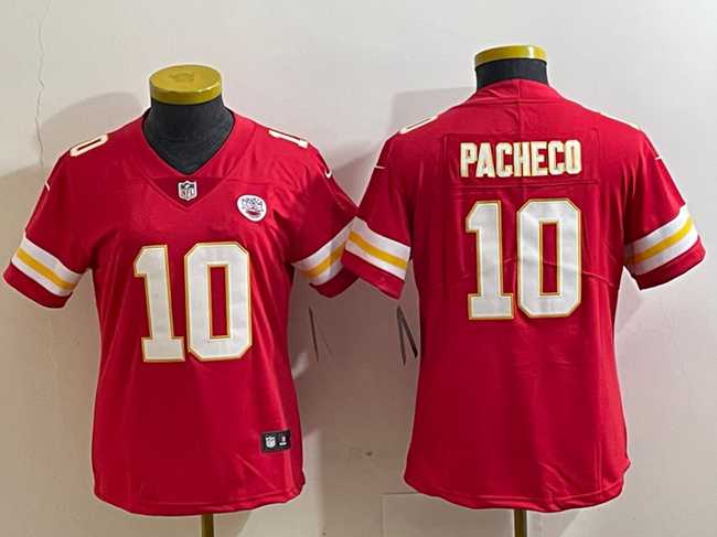 Women's Kansas City Chiefs #10 Isiah Pacheco Red Vapor Football Stitched Jersey(Run Small),We sell and wholesale Women's Kansas City Chiefs #10 Isiah Pacheco Red Vapor Football Stitched Jersey(Run Small) on line form chian!